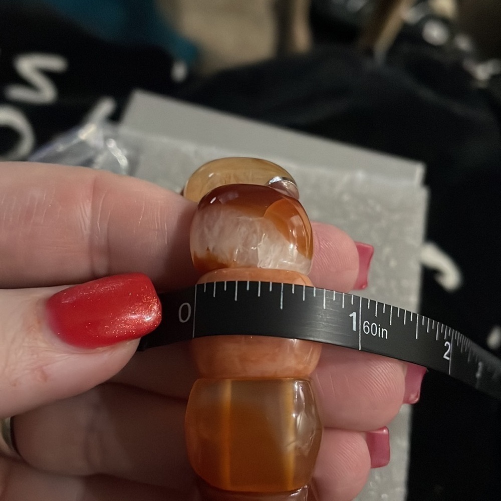 Carnelian Stretch Bracelet by Jay King - Picture 10 of 10